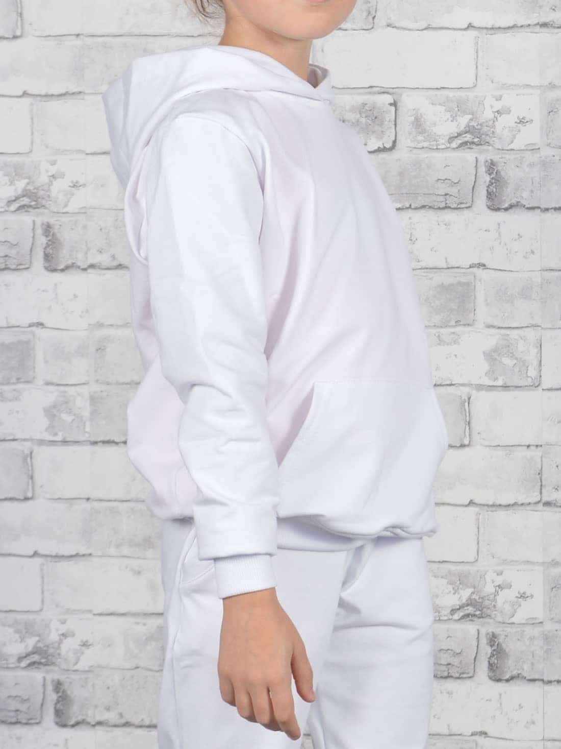 KMISSO Hoodie Mädchen Kapuzen Pullover (1-tlg) Kapuze mit Kängurutasche – Bild 2 von 5