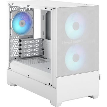 Fractal Design PC-Gehäuse Pop Mini Air RGB White TG Clear Tint