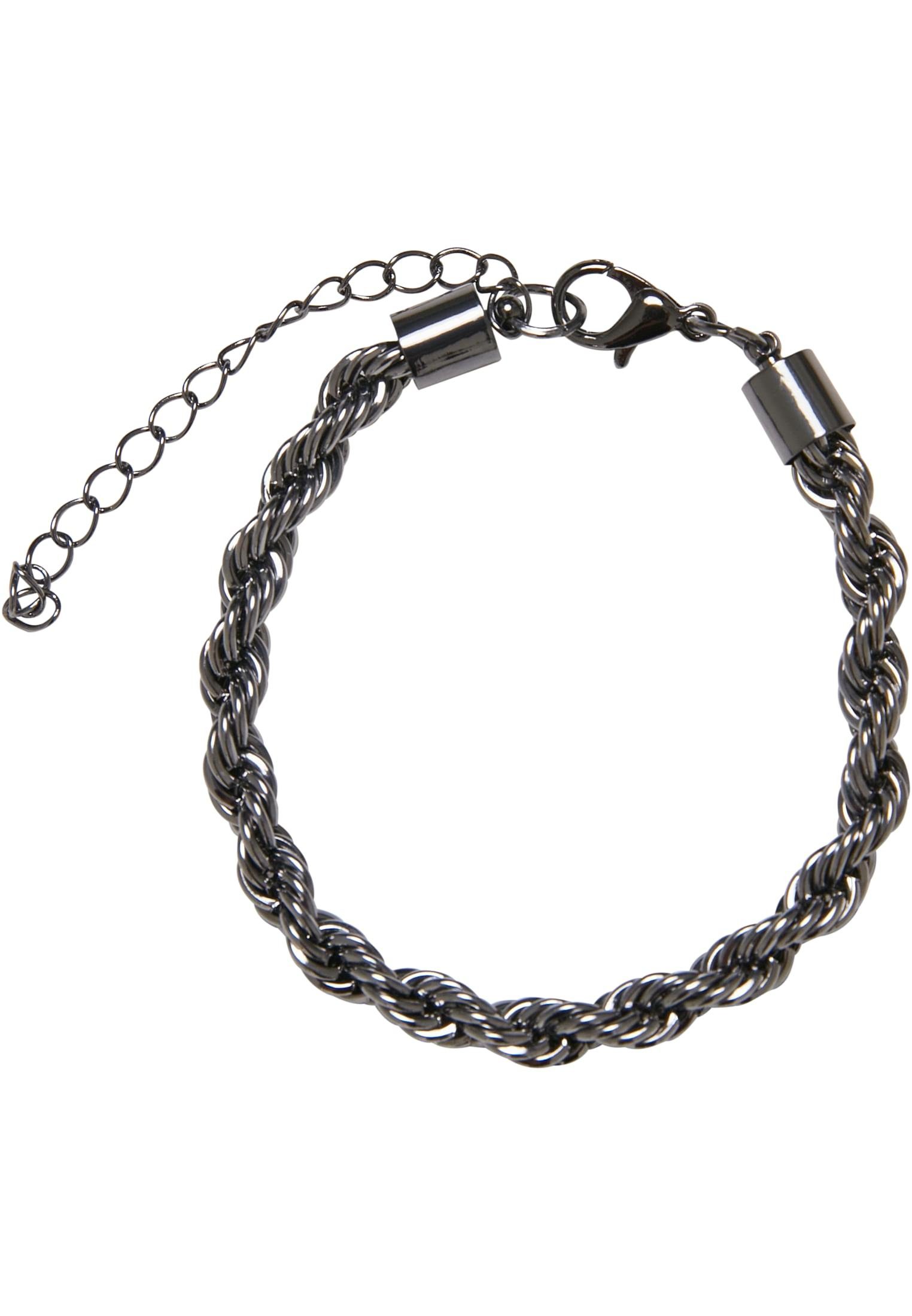 URBAN CLASSICS Bettelarmband Accessoires Charon Intertwine Bracelet gunmetal
