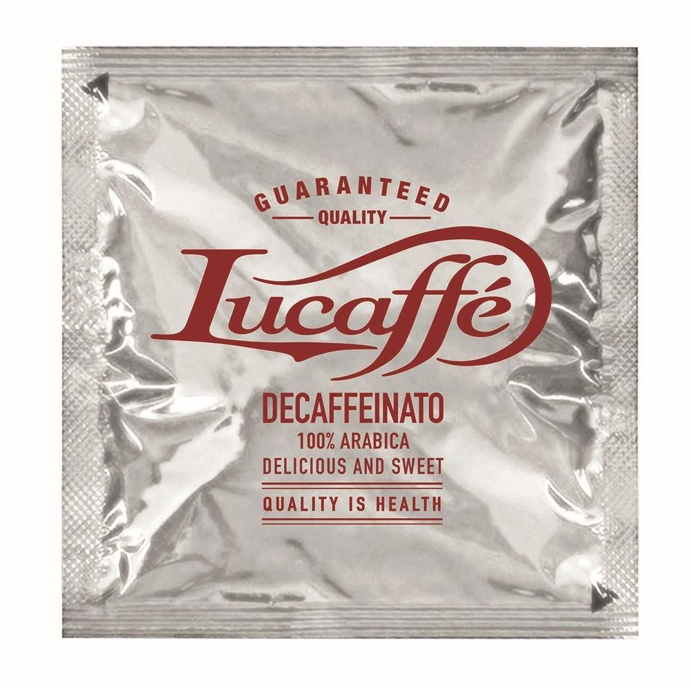 Lucaffé Kaffee DECAFFEINATO 44mm ESE System Kaffeepads 150stk Entkoffeiniert Arabica, 150 x 6 g, feines, leicht schokoladiges Aroma