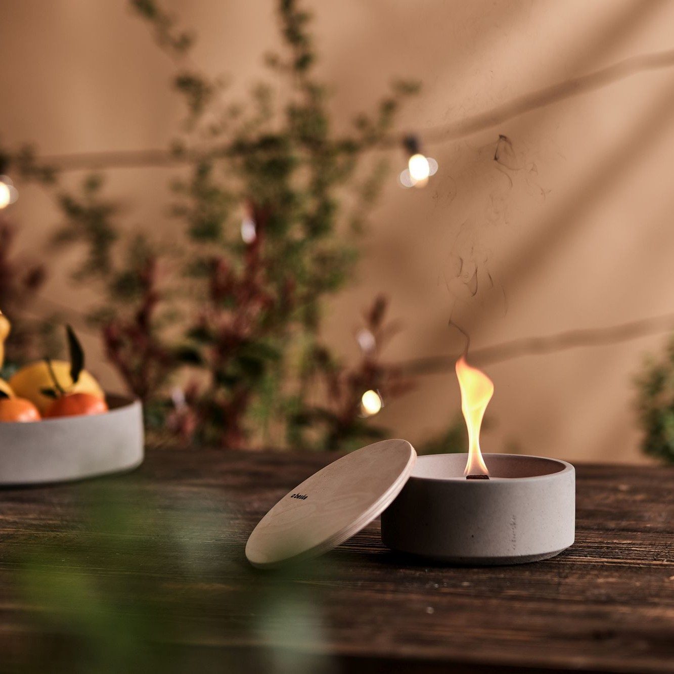 beske Outdoorkerze Outdoorkerze Betonfeuer® - Suma mit Dauerdocht, Wachsrec günstig online kaufen