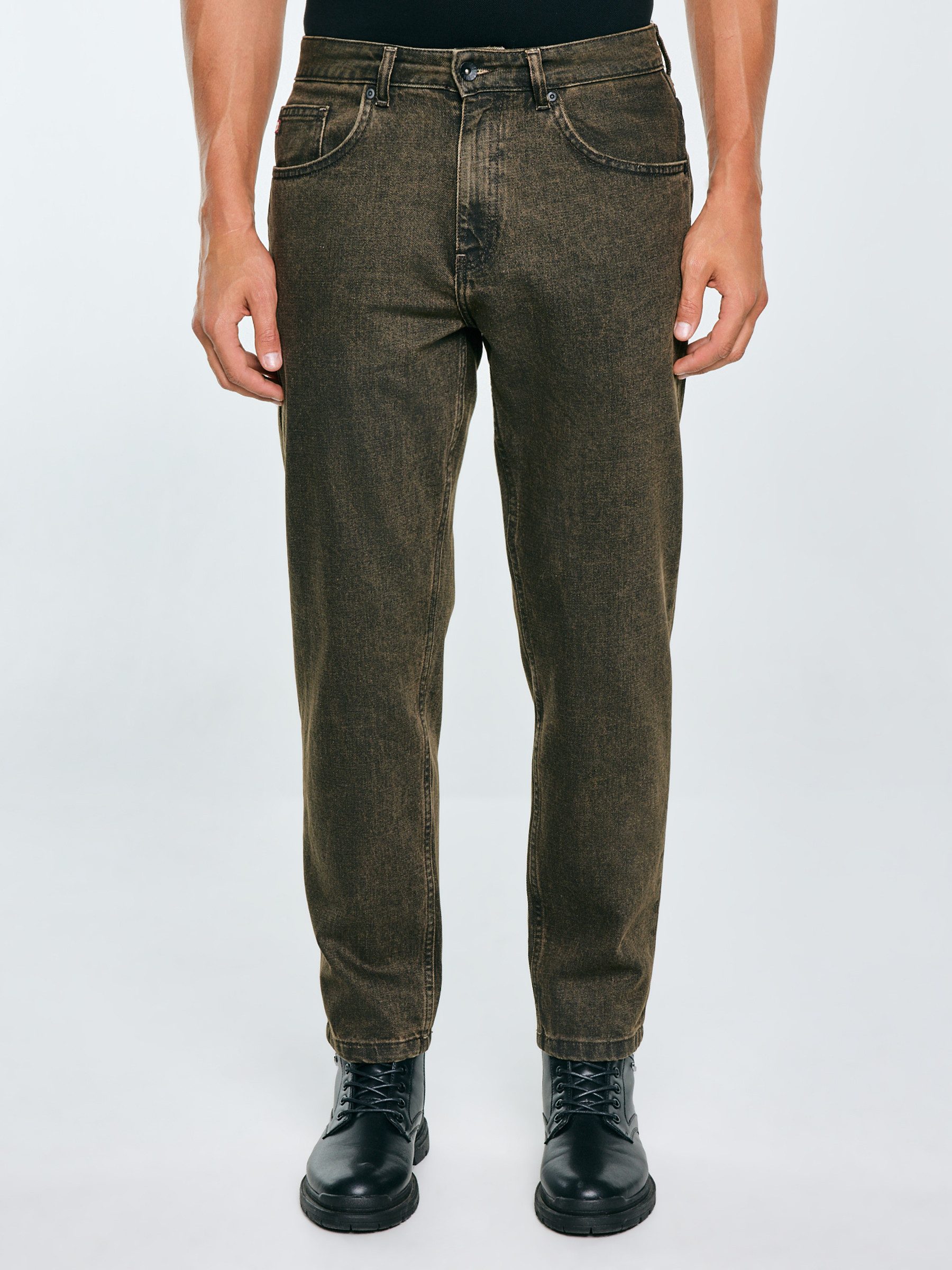 BIG STAR Tapered-fit-Jeans ATES normale Leibhöhe