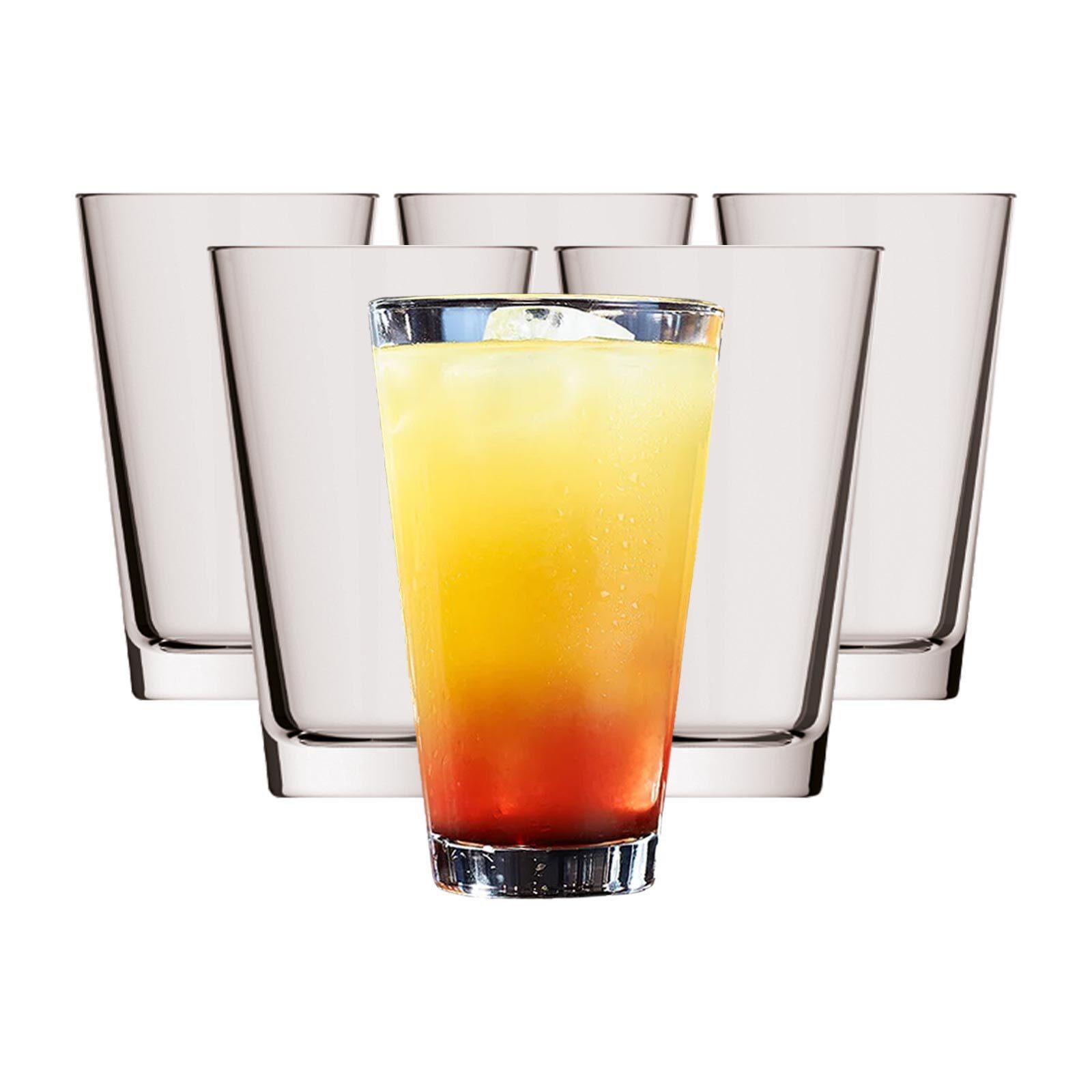 rastal Longdrinkglas Conic Becher 330 ml 6er Set, 6-tlg., Glas