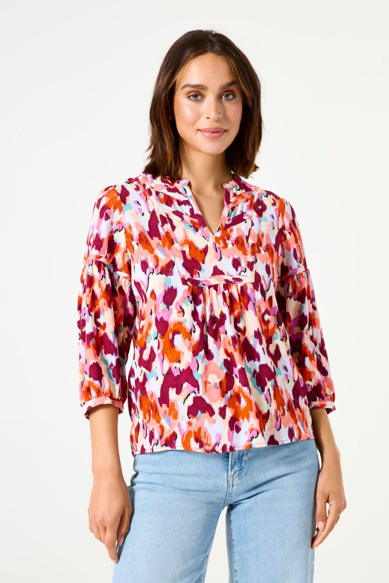 Garcia Langarmbluse Bluse
