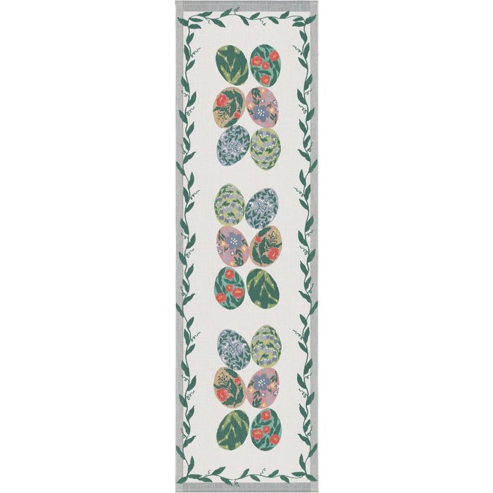 Ekelund Tischläufer Tischläufer Egg Collection 35x120 cm 100% Baumwolle Pixel gewebt (6-farbig)
