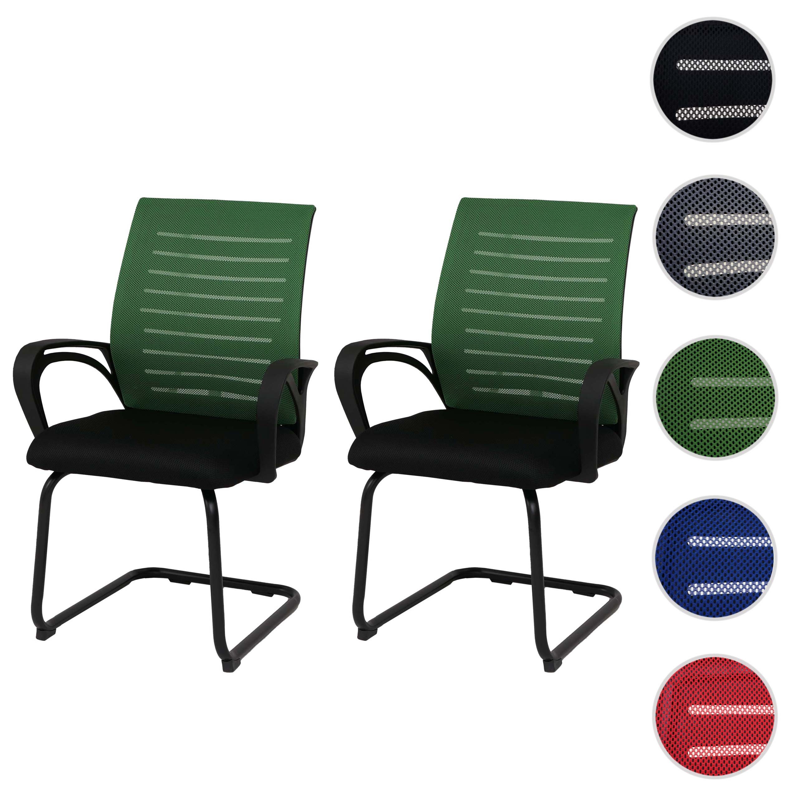 MCW Besucherstuhl MCW-K51-S (Set), Inklusive Fußbodenschoner