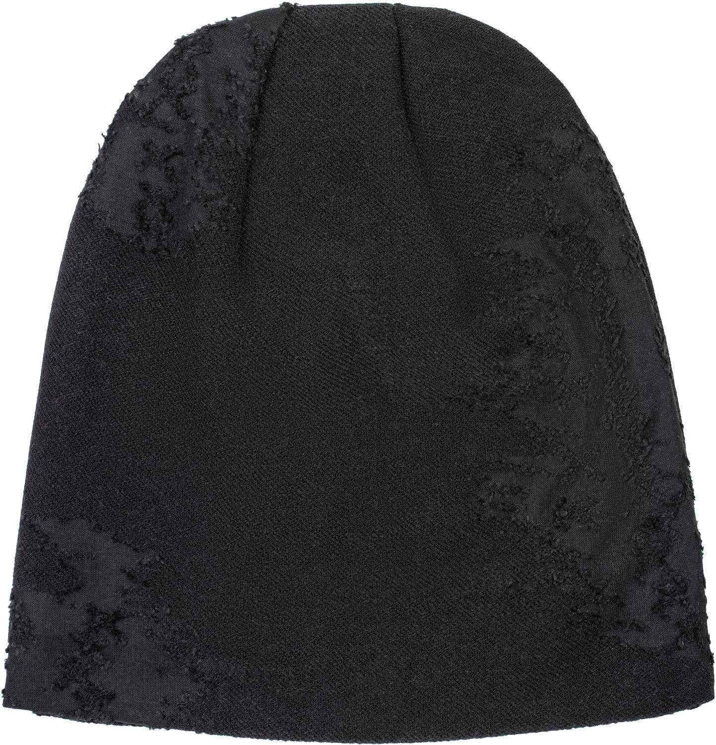 Schwarz Look Mütze Beanie Destroyed styleBREAKER (1-St) Beanie