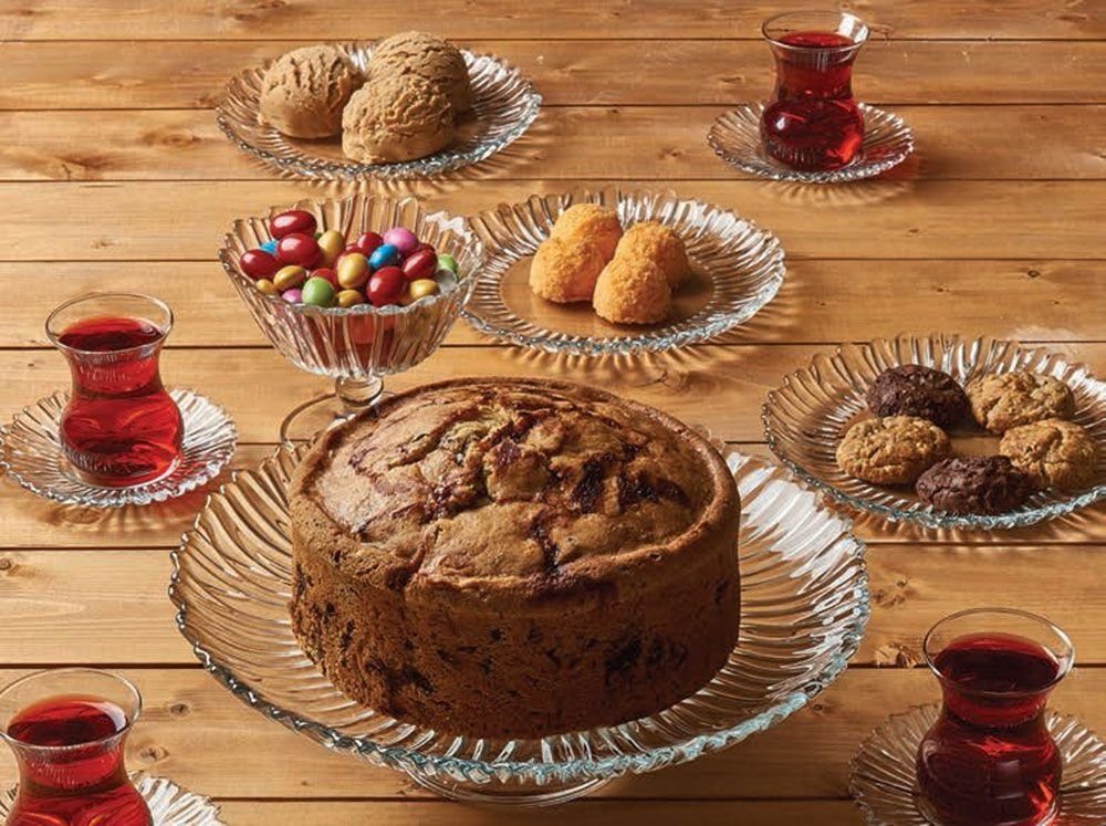 Pasabahce Dessertschale Dajar Schale auf dem Fuss Aurora Glas, Transparent, 14x10,7cm, (1-tlg)