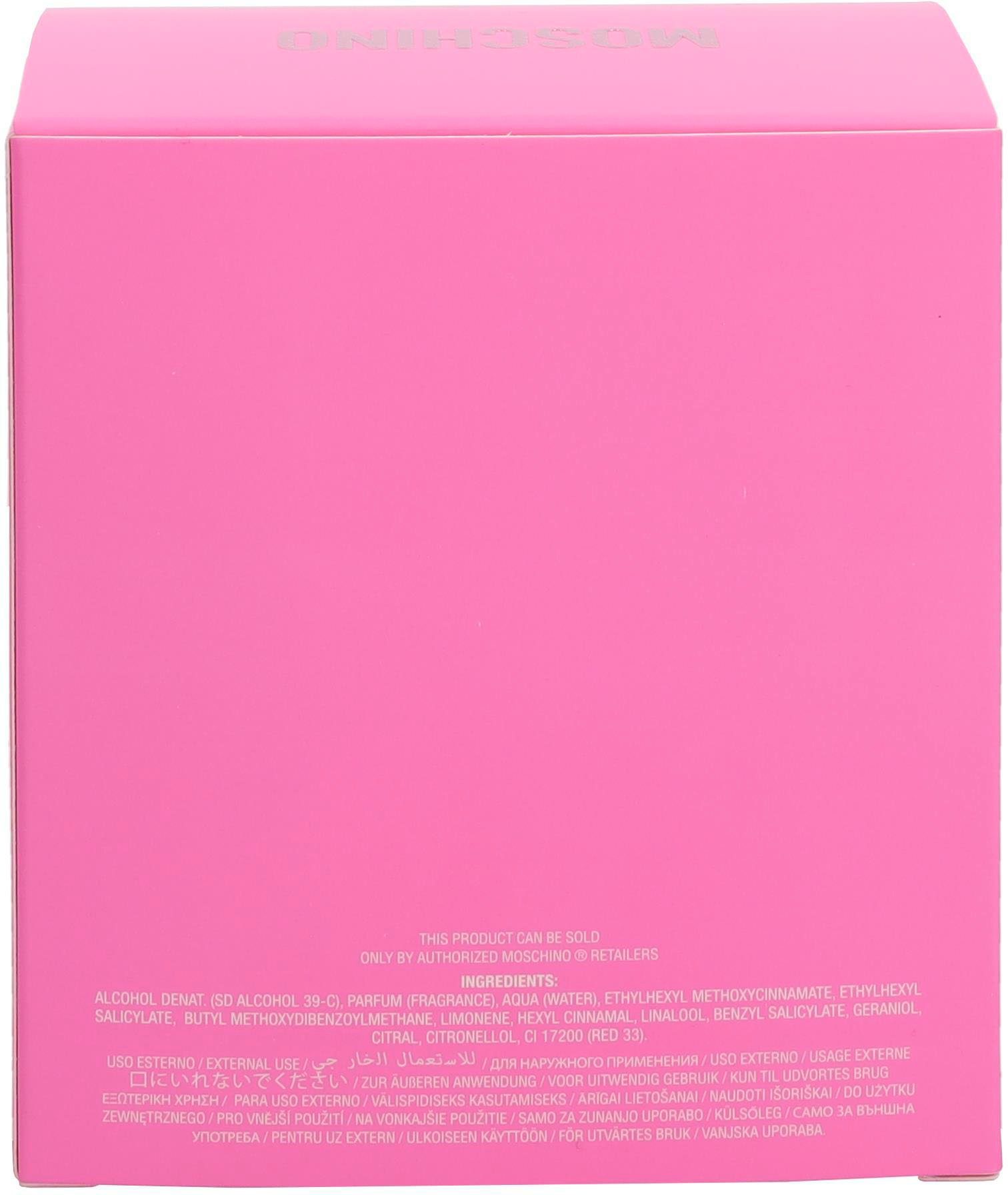 Moschino Eau de Toilette PINK BOUQUET, Blumig-fruchtiger Duft mit Himbeere, Jasmin, Veilchen und Moschus. – Bild 4 von 4