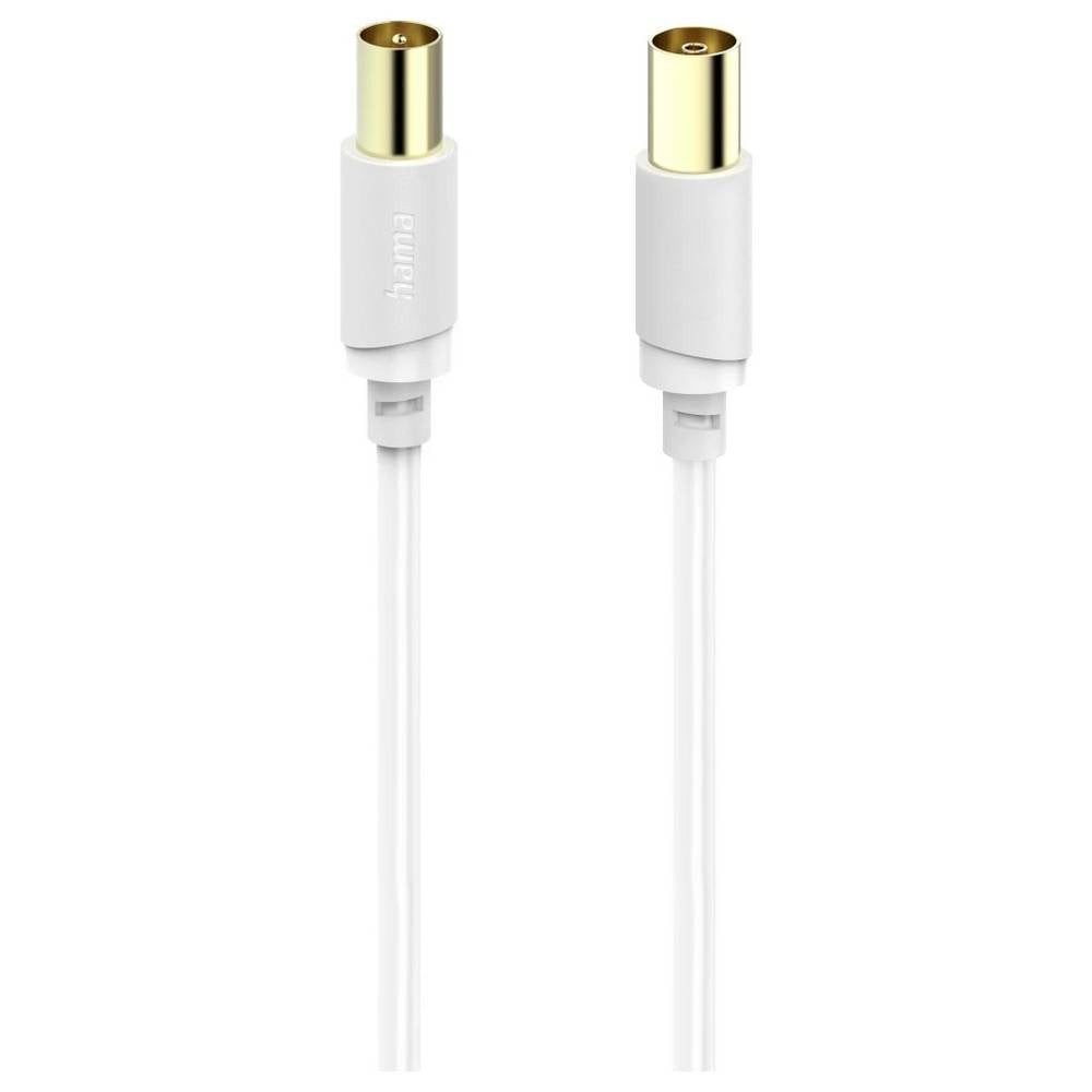 Hama Antennen, SAT Anschlusskabel [1x Koaxial-Stecker - 1x Koaxial-Buchse] SAT-Kabel