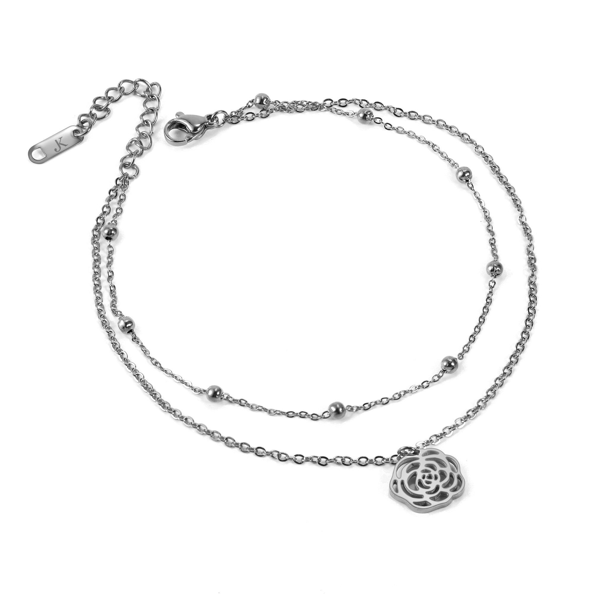 Fußkette Rose Blüte