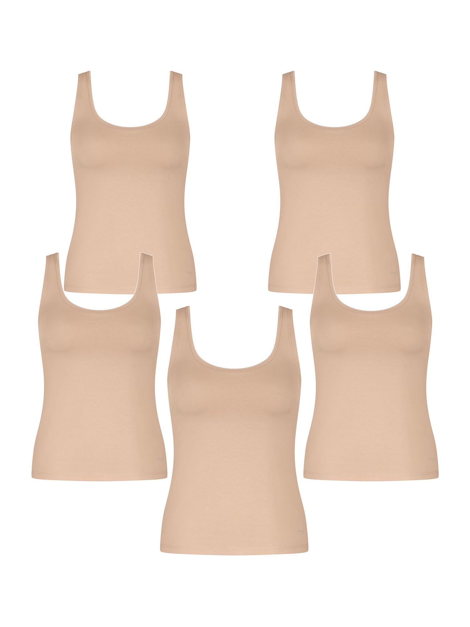 sloggi Tanktop Pure Comfort Tank Top (5-tlg) Frauen Unterhemd Ärmelloses günstig online kaufen