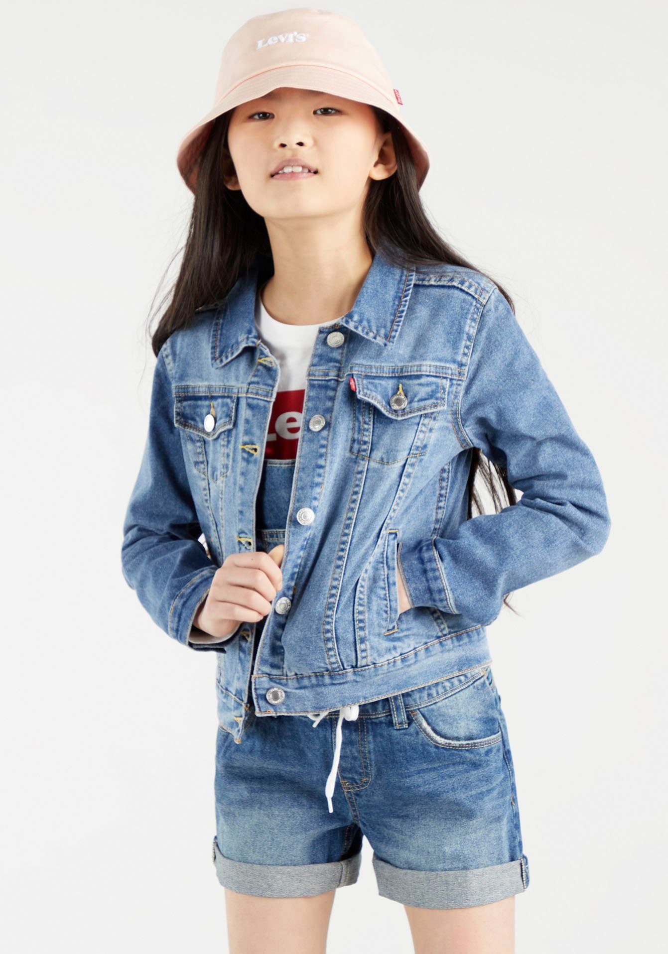 Levi's® Kids Jeansjacke STRETCH TRUCKER JACKET for GIRLS