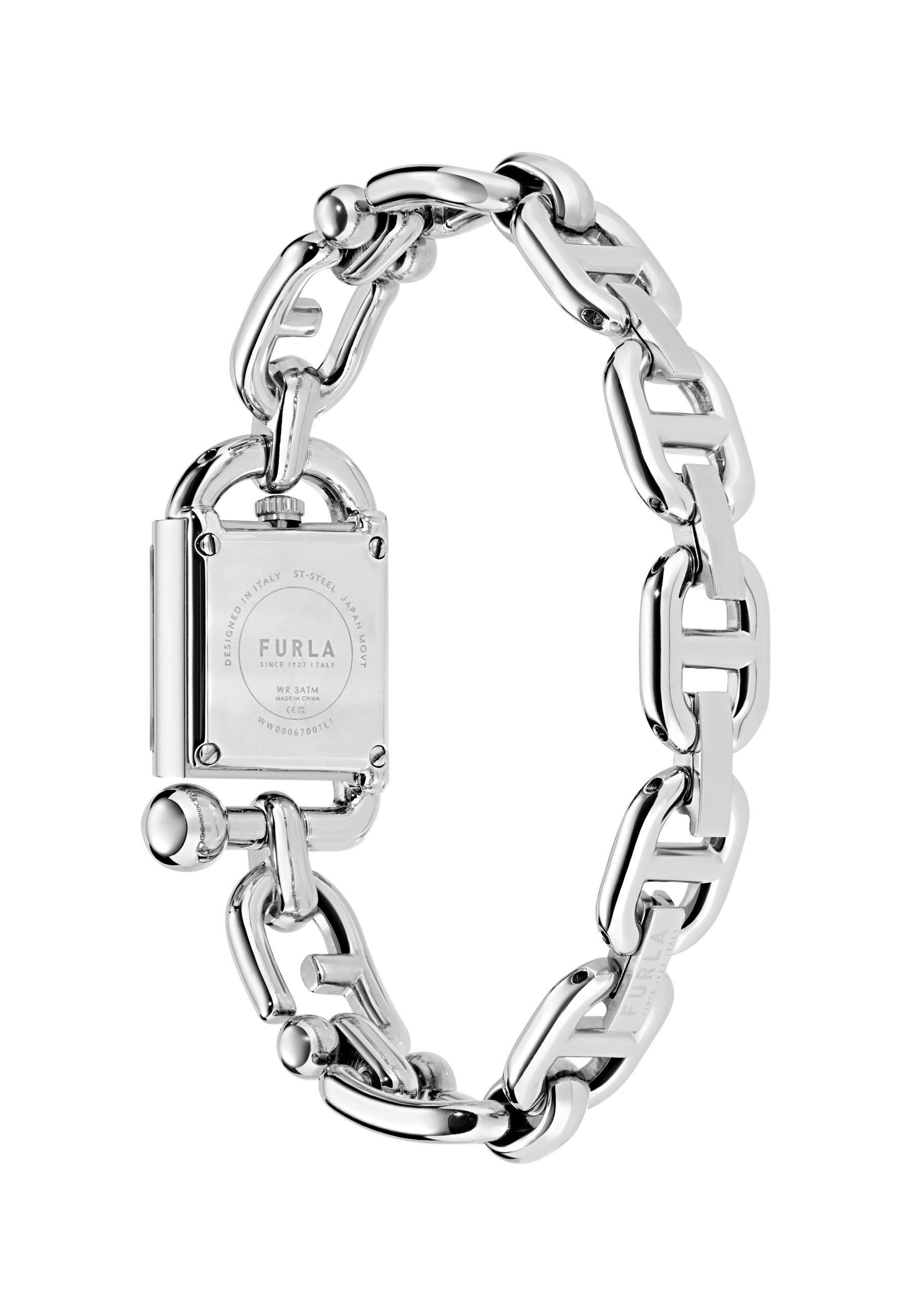 Furla Quarzuhr FURLA MIANUVOLA SQUARE, (1-tlg., Not a set – not applicable to this product), Quarz Analog – Bild 3 von 5