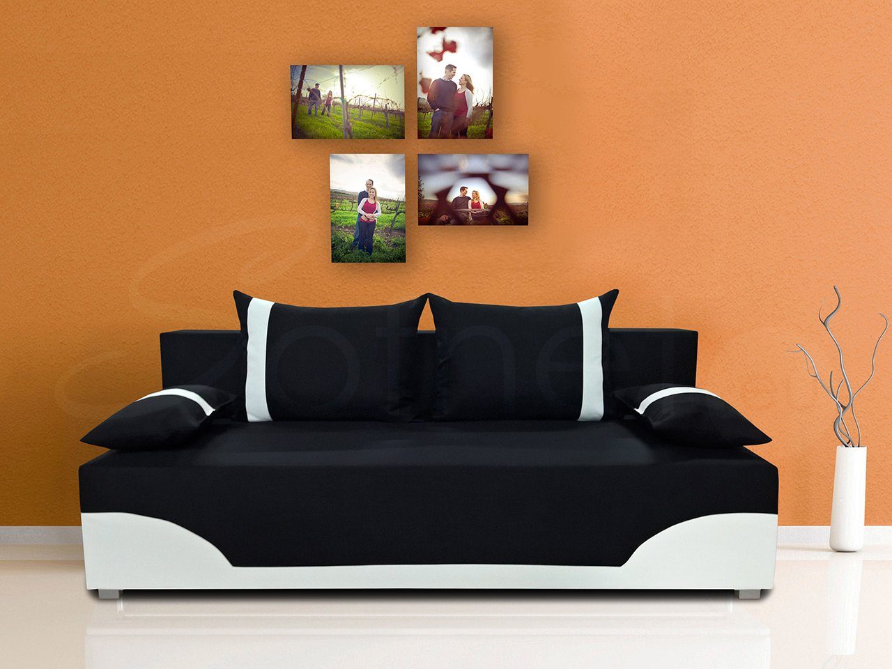 Sofnet Schlafsofa Dario, mit Schlaffunktion und Bettkasten, Bettsofa, Couch günstig online kaufen