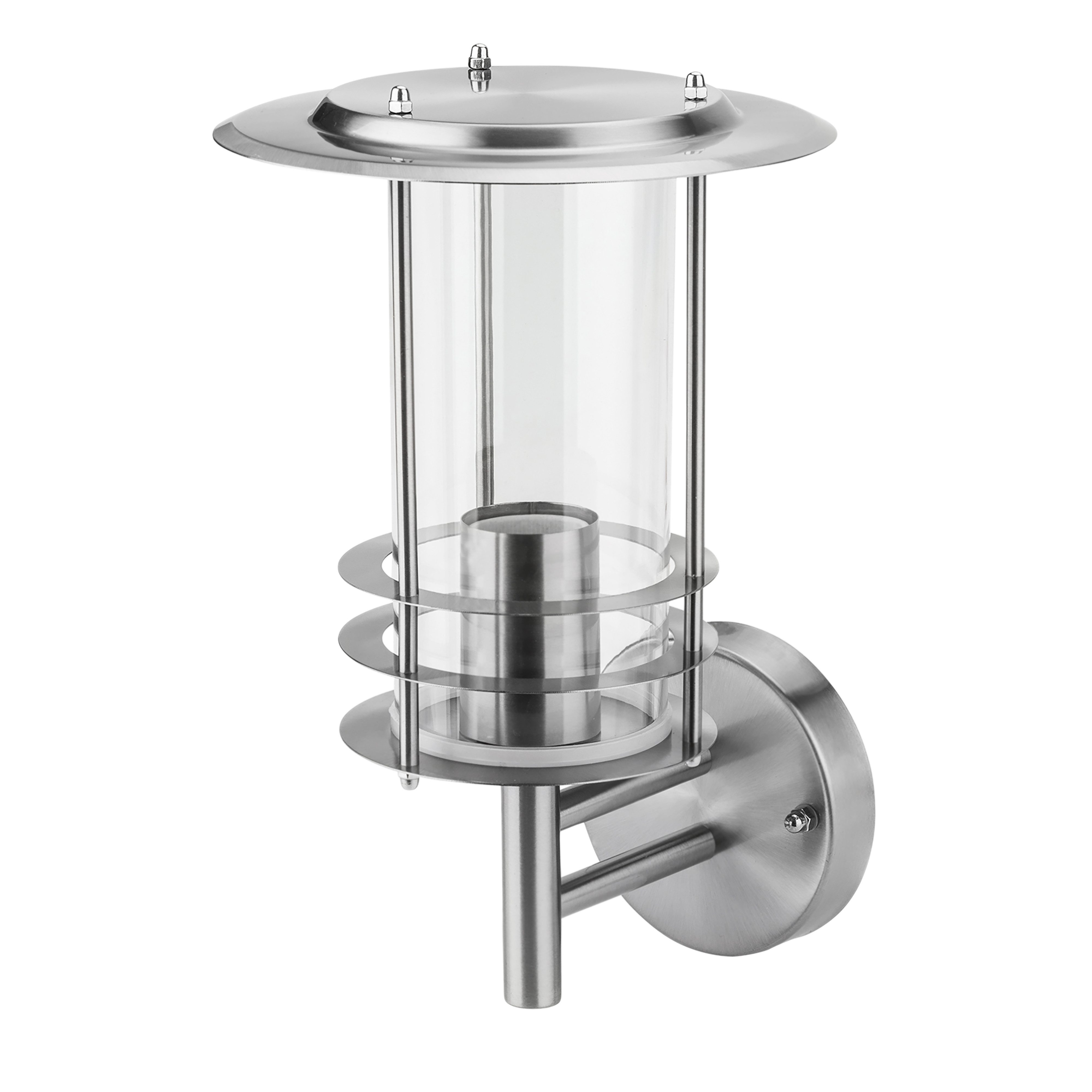 Grafner Außen-Wandleuchte Wandlampe 17WB Wandleuchte Edelstahl Hofleuchte, günstig online kaufen