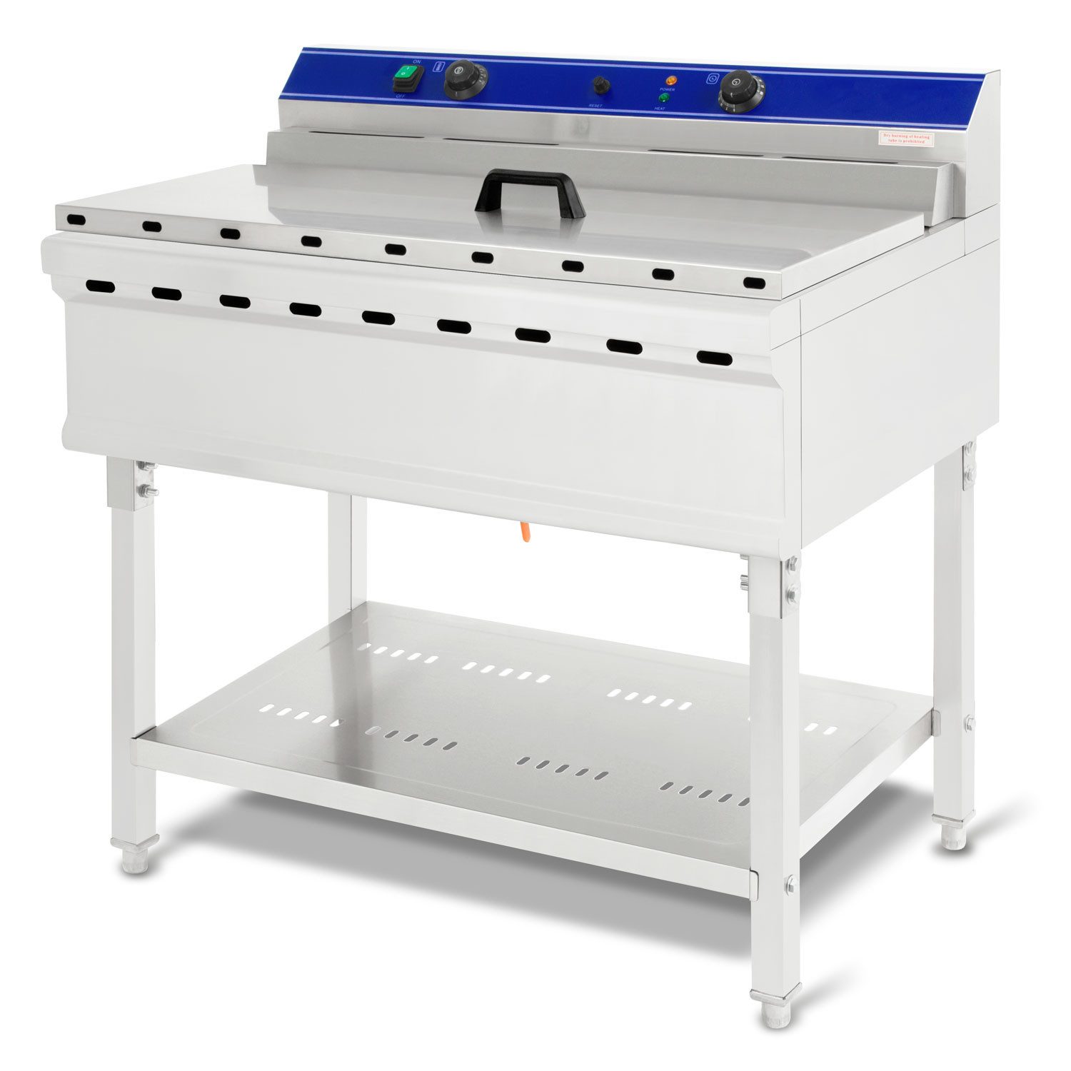 vertes Fritteuse ‎FD5-FRT76-1, 9000 W, 50-200°C, 380V, Kaltzonenprinzip, Profi-Fritteuse mit Untergestell