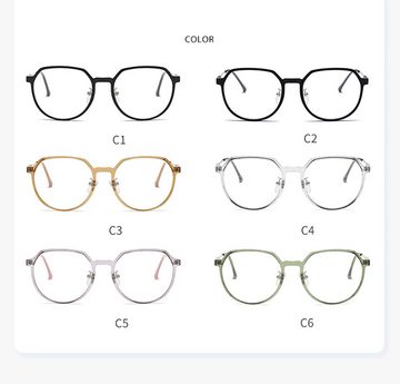 PACIEA Brille Einfache und schlanke blaue lichtbeständige Gläser