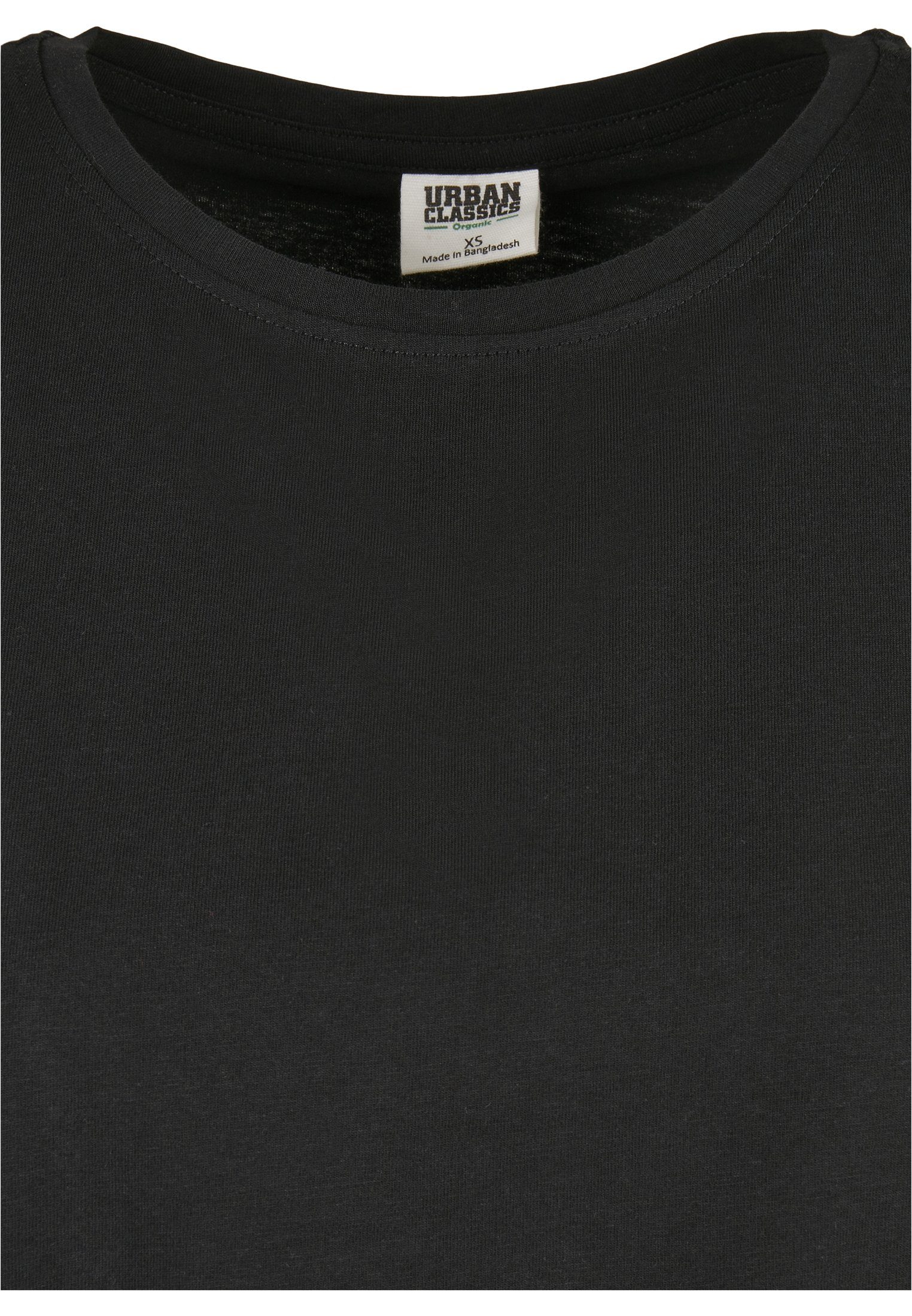 Tee CLASSICS Damen T-Shirt Ladies (1-tlg) URBAN Organic black Short
