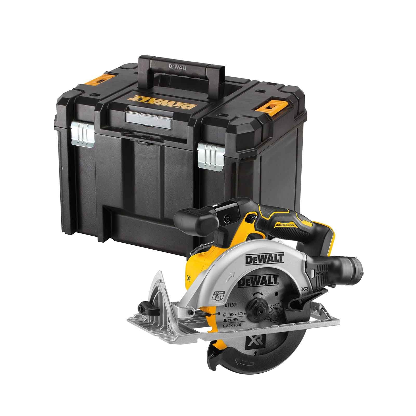 DeWalt Handkreissäge Akku-Handkreissäge DCS565NT, Air-Lock, Sägeblatt-Ø 165mm, 18V