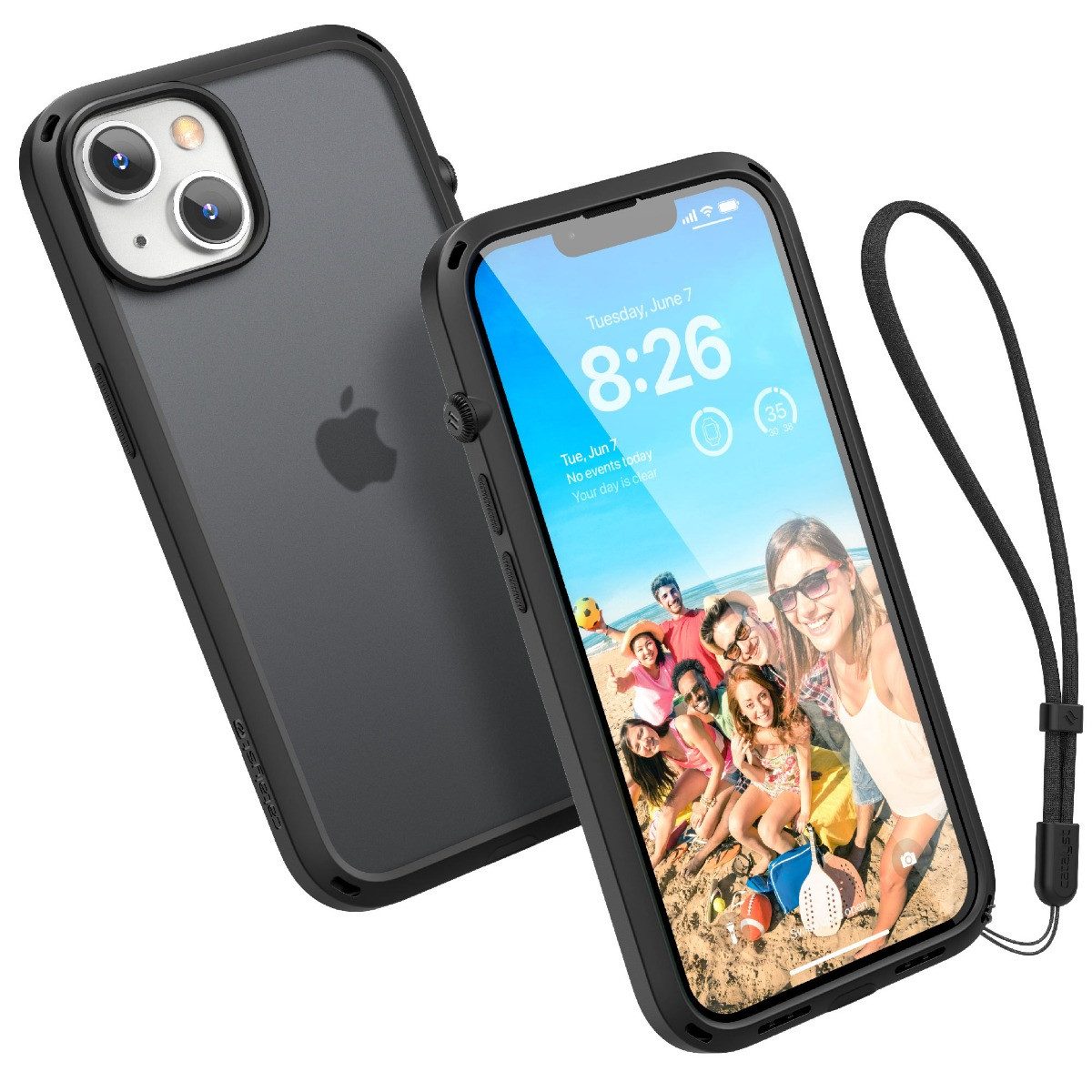 Catalyst Smartphone-Hülle Influence Case MagSafe, für iPhone 14 Plus, Stealth Black