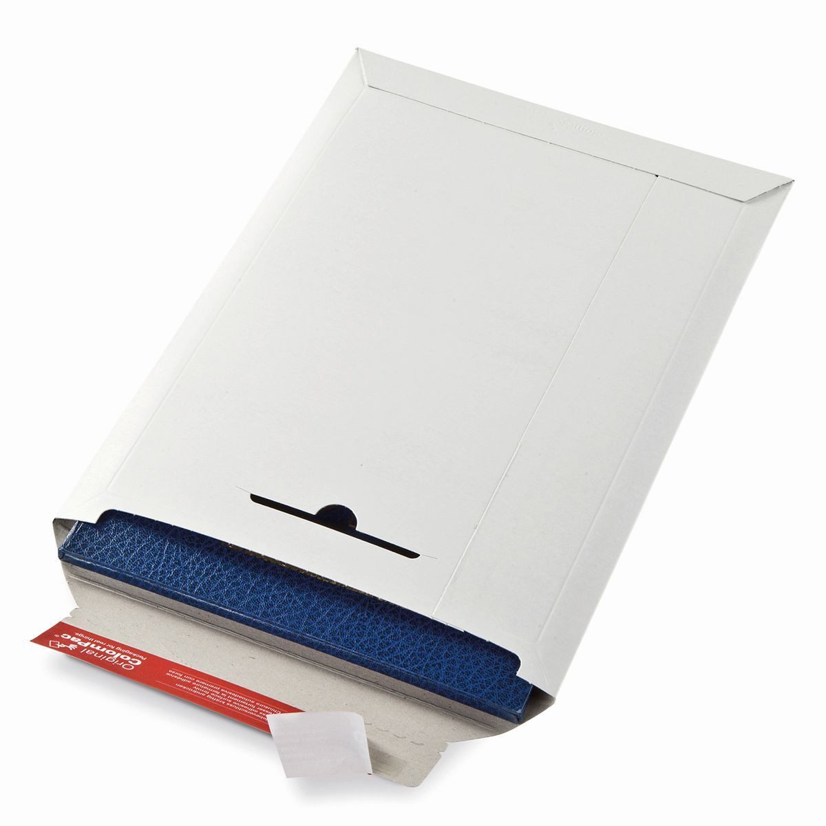 COLOMPAC Versandtasche 30000201 Versandtaschen Vollpappe 310x445x30 mm (A3), weiß