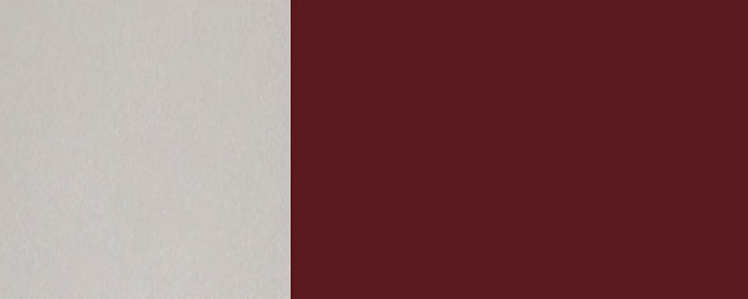 Feldmann-Wohnen Front- Unterschrank RAL (Teilauszug) (Tivoli) wählbar weinrot mit 3 3005 Korpusfarbe Schubladen & matt 80cm Tivoli