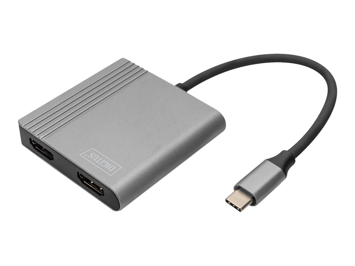 DIGITUS USB Type-C 4K 2in1 HDMI Grafik-Adapter Computer-Kabel