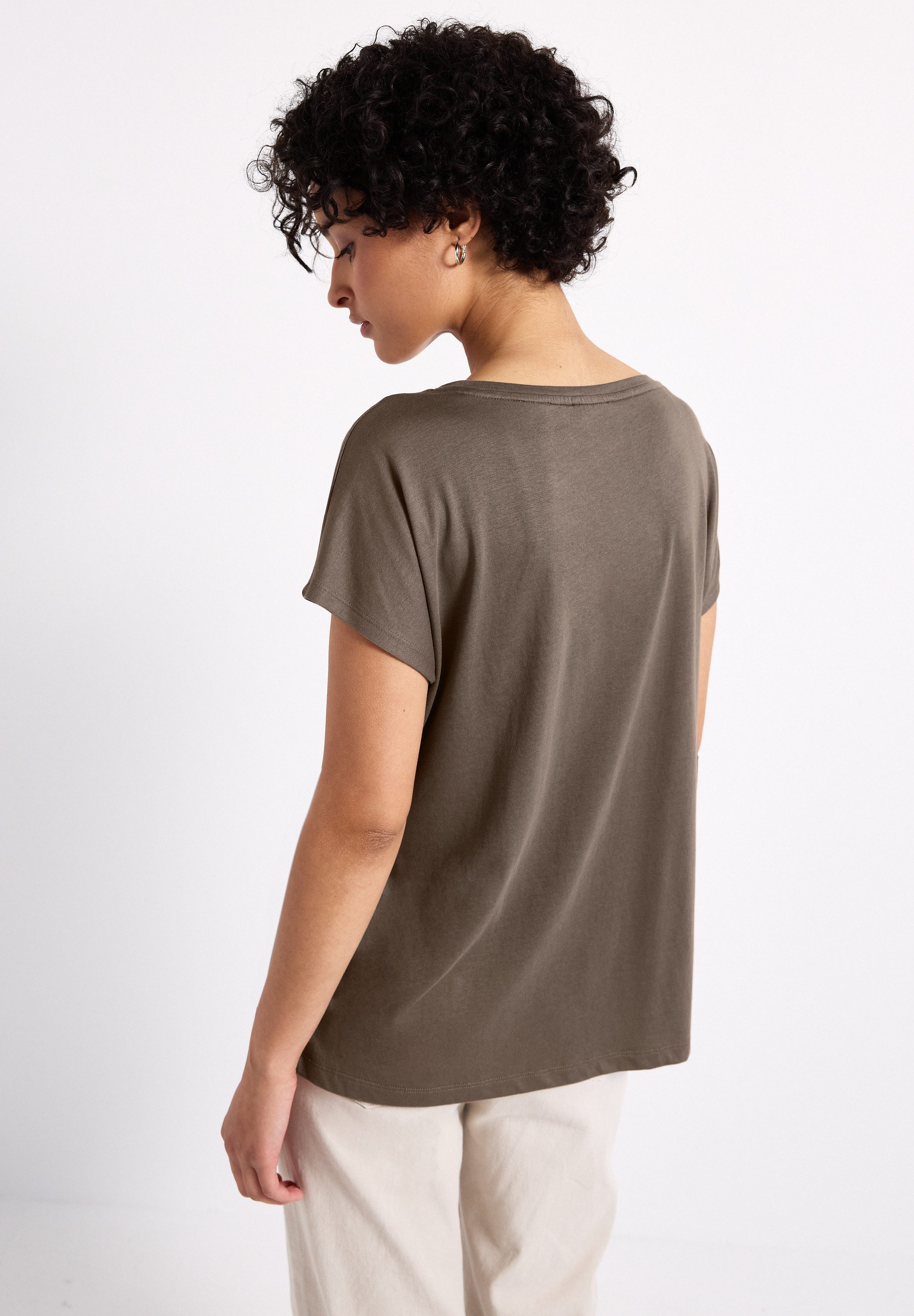 STREET ONE Shirttop mit Schriftzug günstig online kaufen