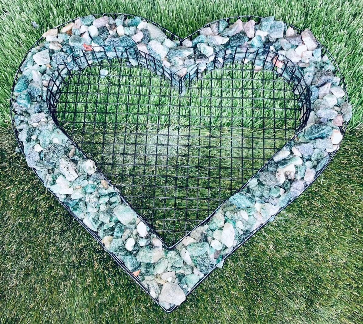 Gartenwelt Riegelsberger Gartenfigur Herz Gitter Grabschmuck günstig online kaufen