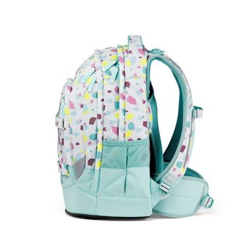 Satch Schulranzen Schulrucksack-Set PACK Dreamy Mosaic 2-teilig (2-teilig), Laptop-Fach, Your-Size-System, Schulranzen