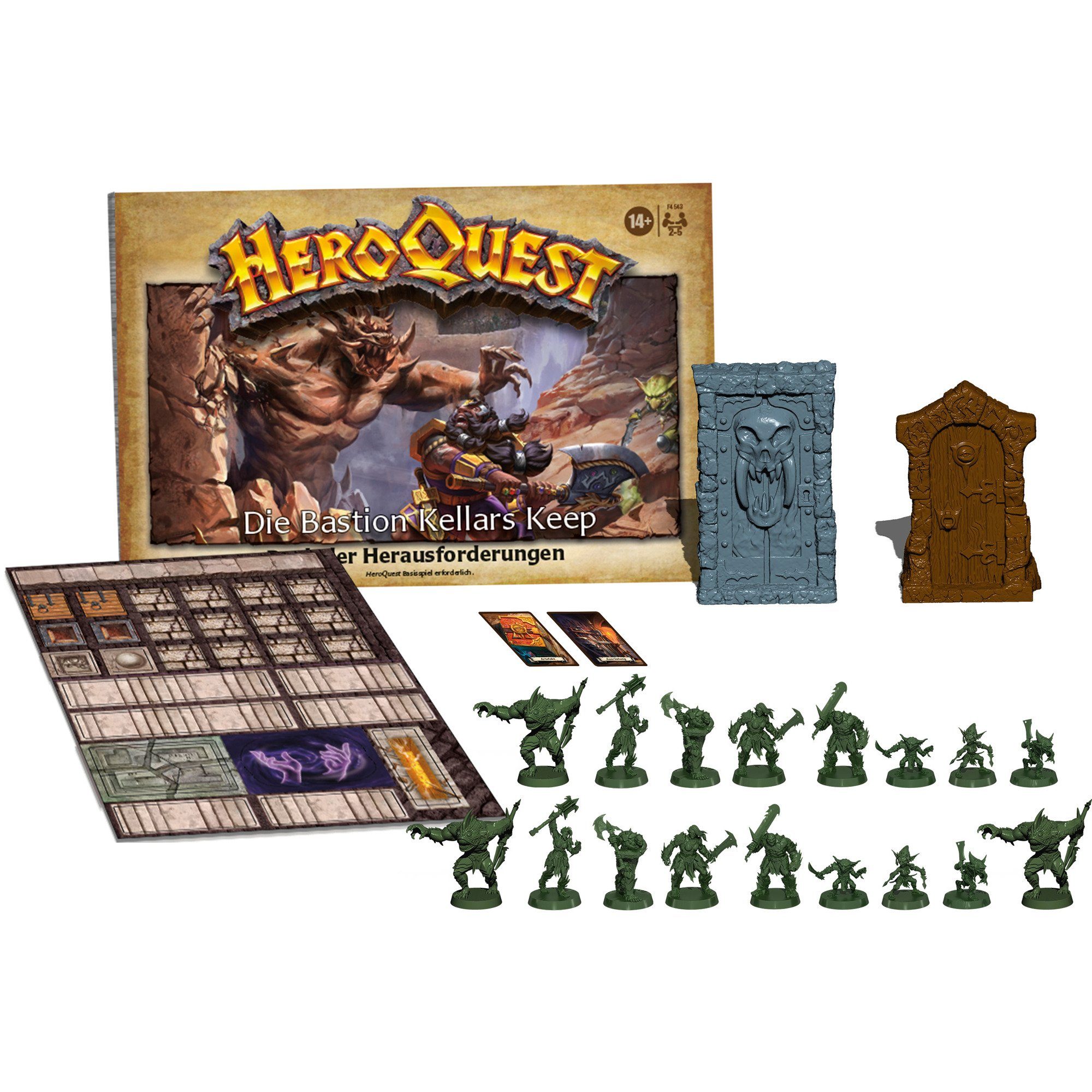 Hill - Hasbro Die Hasbro Spiel, Avalon Bastion HeroQuest Kellars