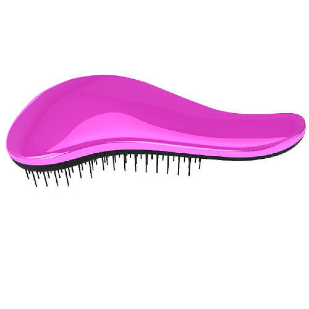 Haarbürste Hair brush with Metalic Pink handle