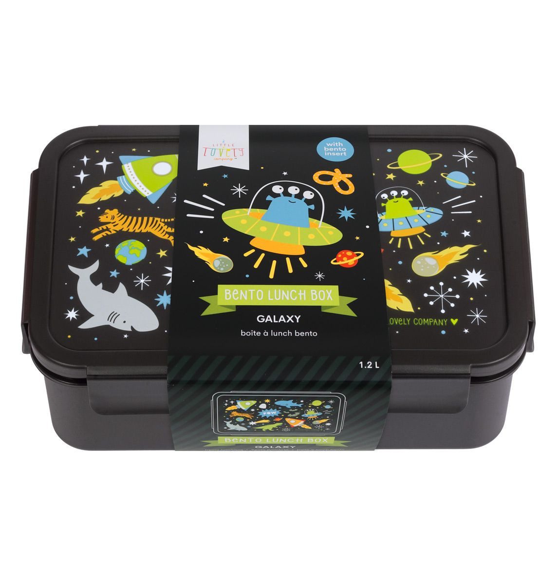 A Little Lovely Company Lunchbox Bento Lunchbox, PP, Mit herausnehmbarem Unterteilungsfach