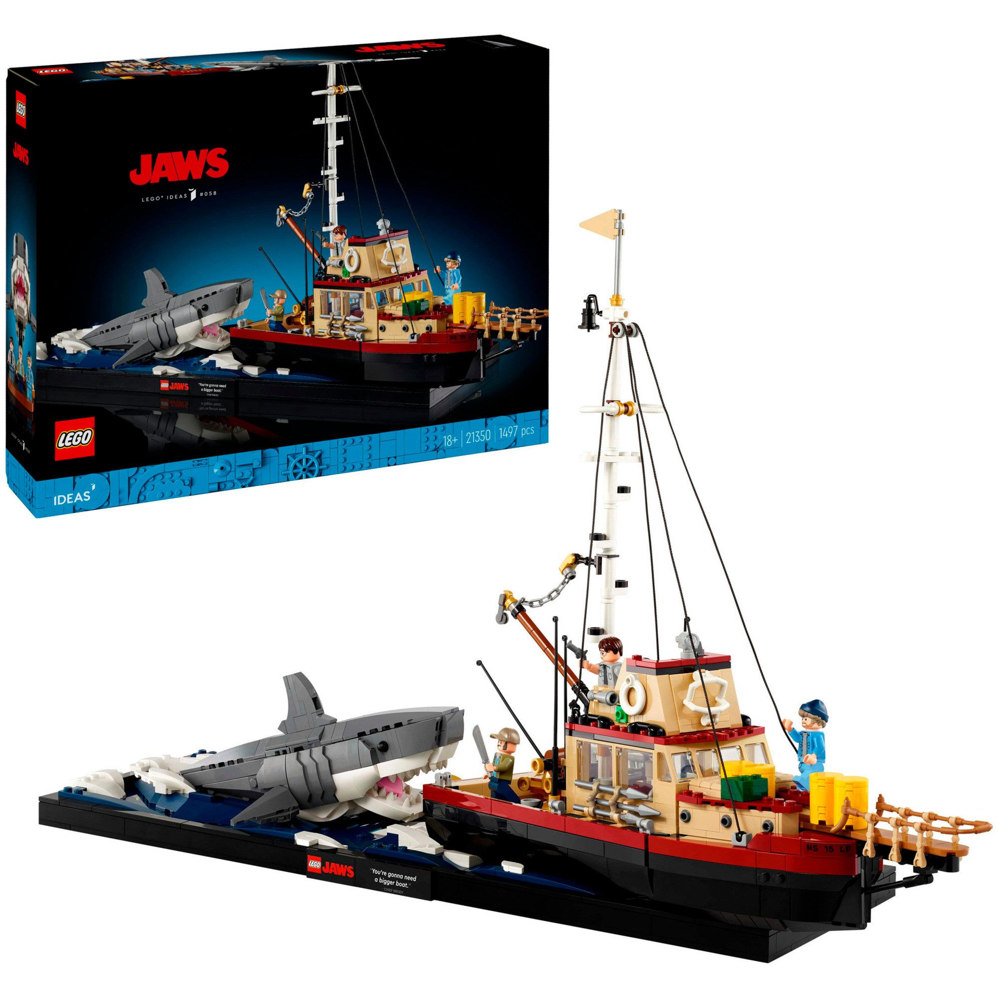 LEGO® LEGO Ideas Der weiße Hai, günstig online kaufen