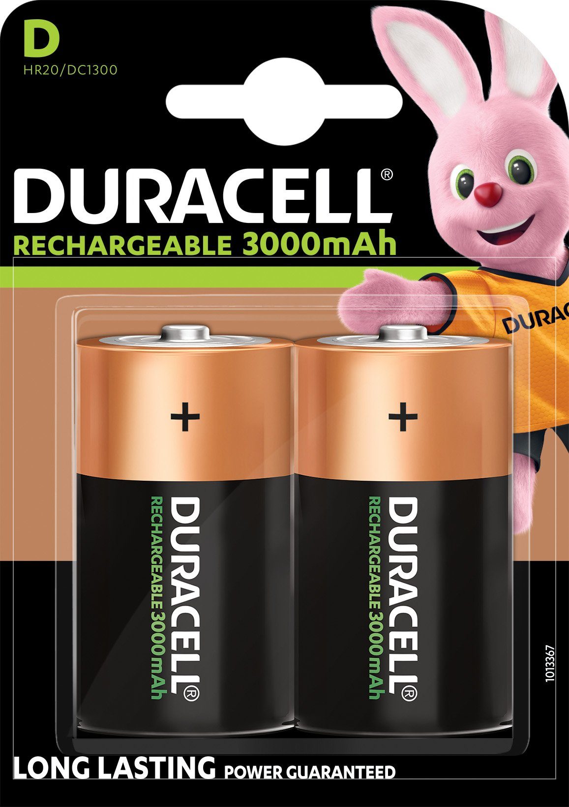 Duracell Rechargeable Mono/D/HR20 Akku Mono (2 St), 1.2V/3000mAh