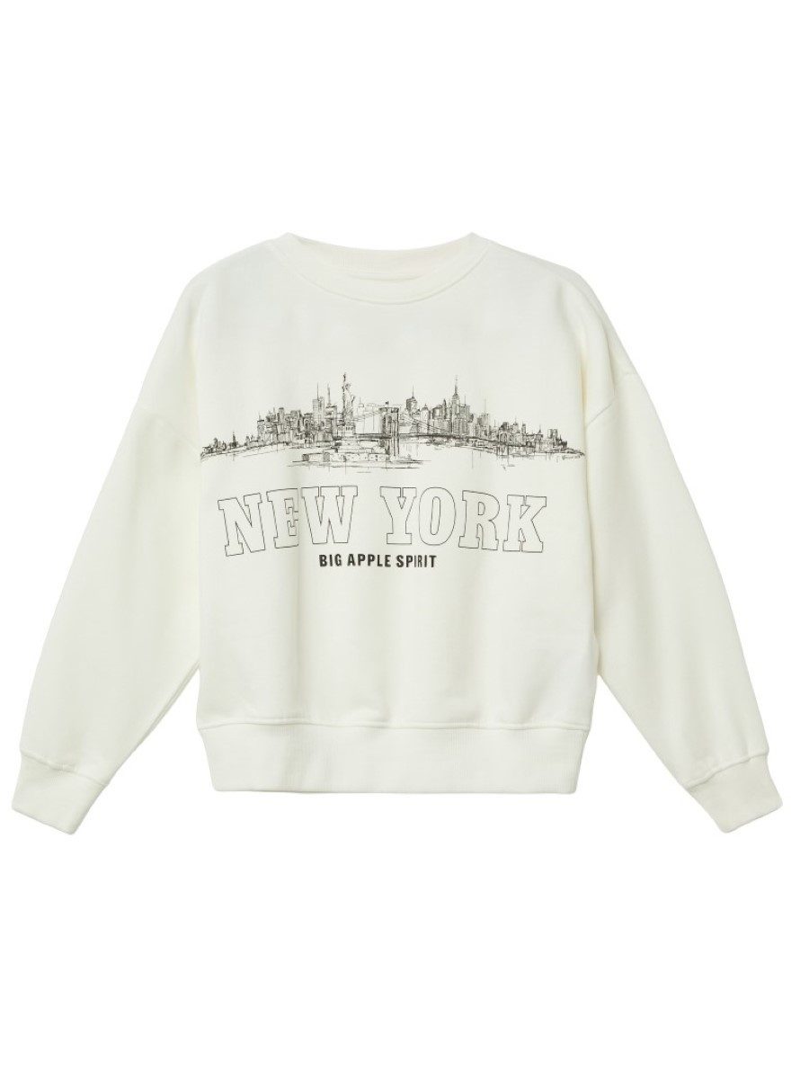 s.Oliver Sweatshirt Sweater New York (1-tlg) Geschenkidee