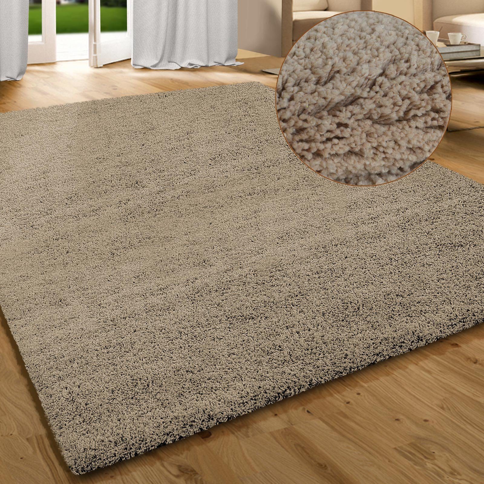Home & Garden Sisal/Seagrass Area Rugs Rugs & Carpets Rutschfester  Bodenteppich flauschige kleine Teppiche Sitzkissen Shaggy Beige