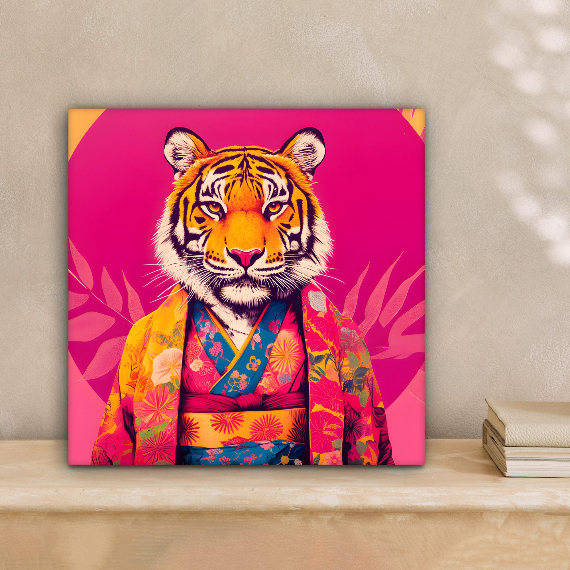 OneMillionCanvasses® Leinwandbild Tiger - Kimono - günstig online kaufen