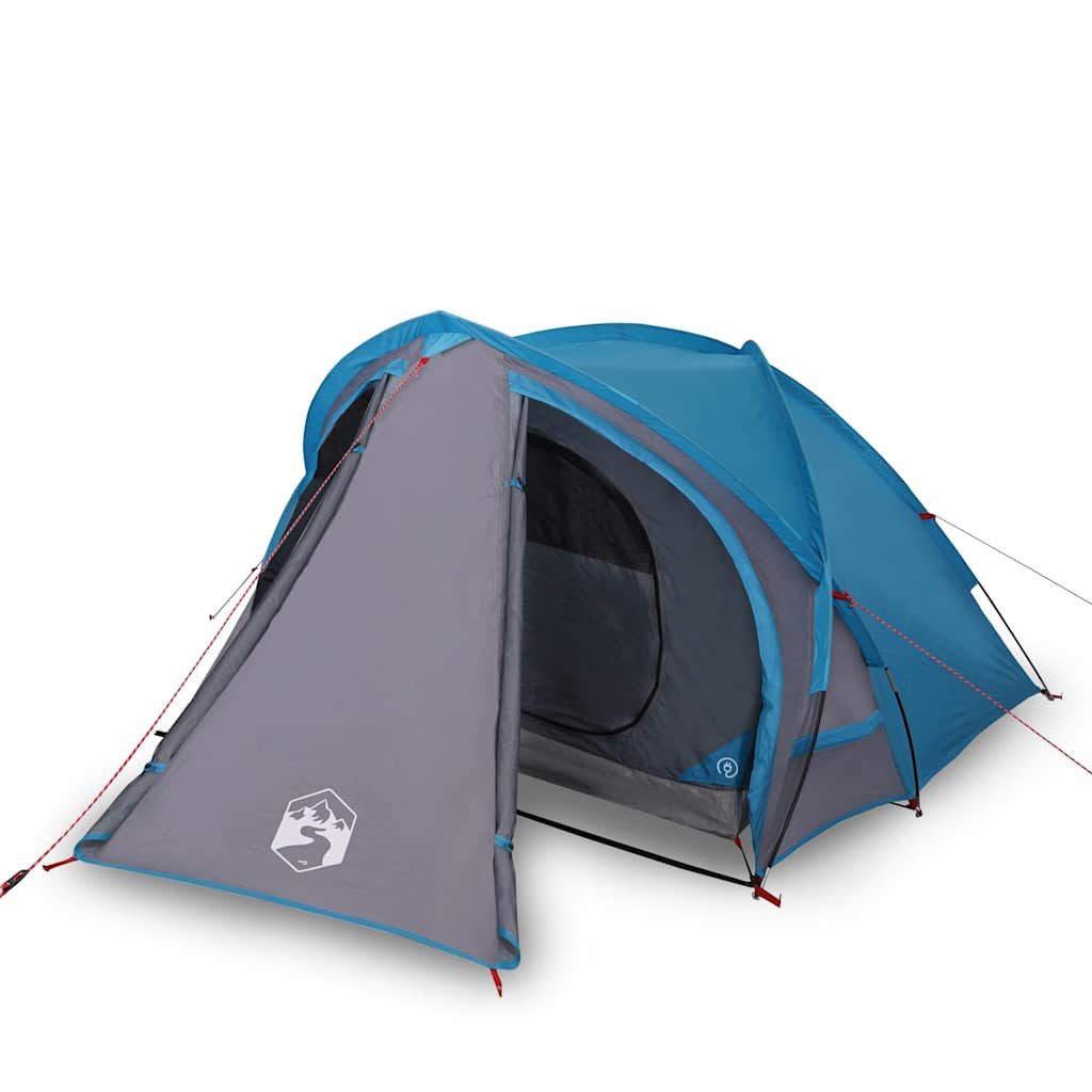 Kuppelzelt Kuppel-Campingzelt 2 Personen Blau Wasserdicht