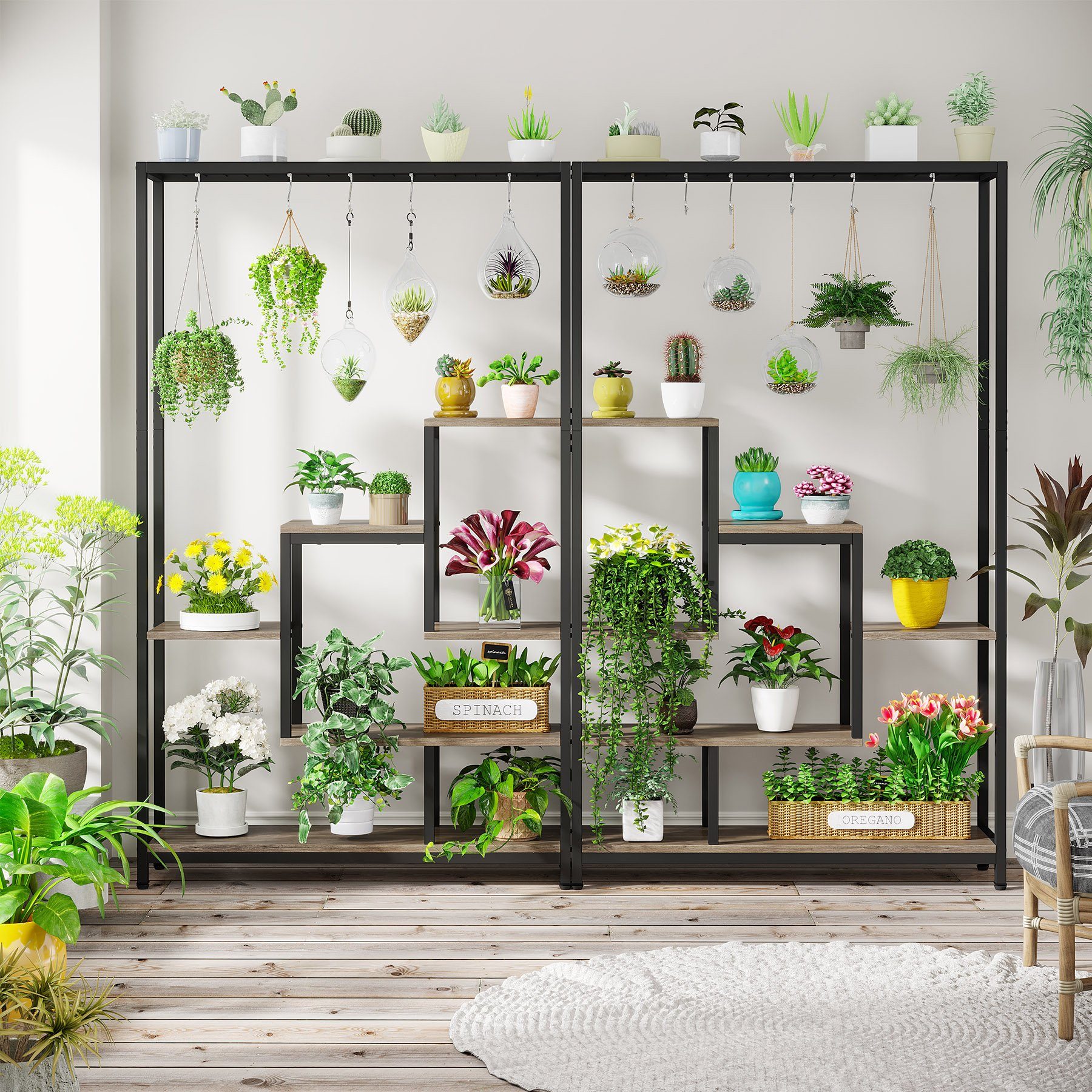 Tribesigns Blumenständer 5 Ebenen Pflanzenregal mit günstig online kaufen