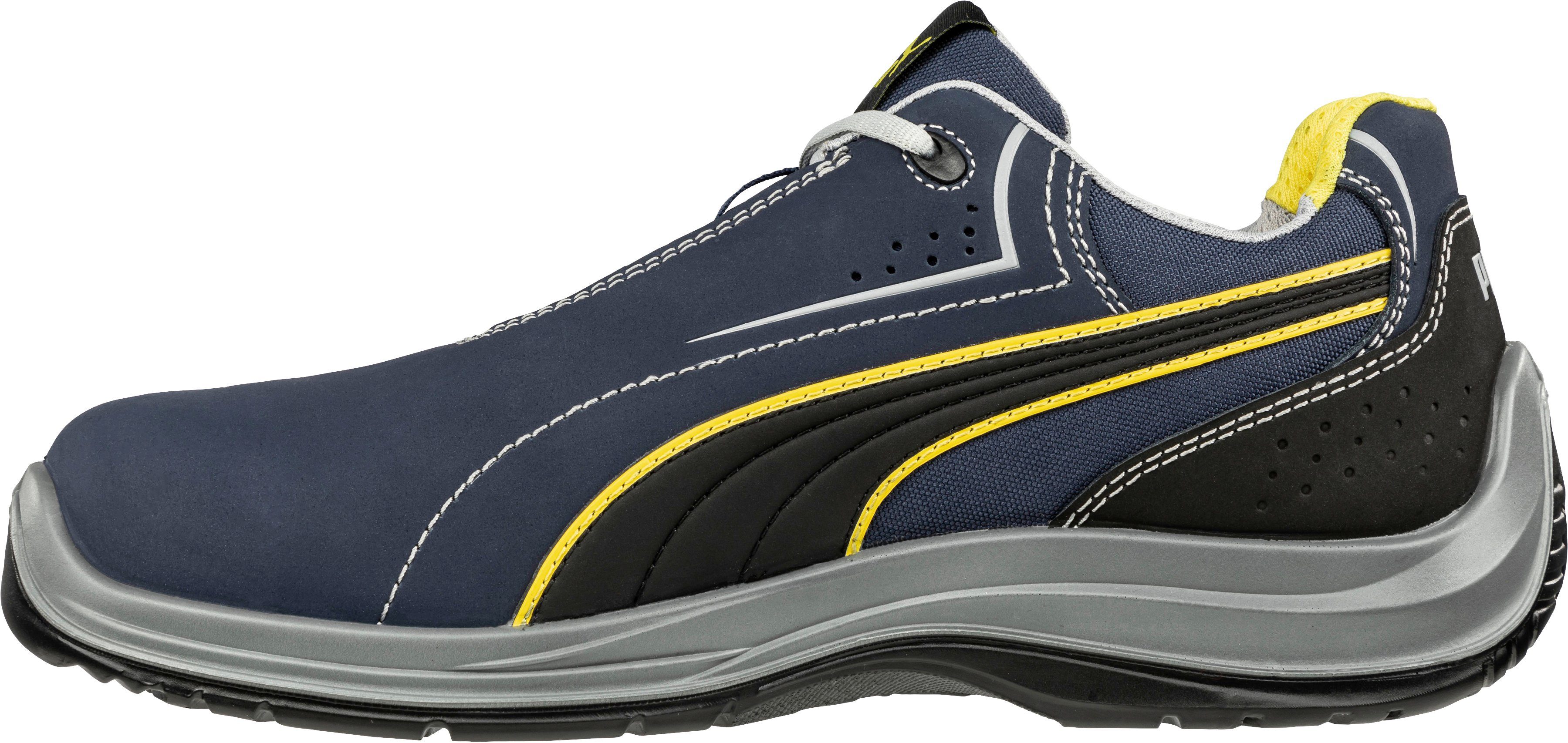 rutschfest BLUE SB, Sicherheitsschuh TOURING durchtrittsicher und Safety PUMA LOW