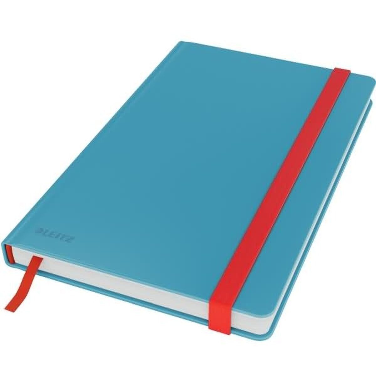 LEITZ Notizbuch Notizbuch Cosy A5 fester Einband kariert blau
