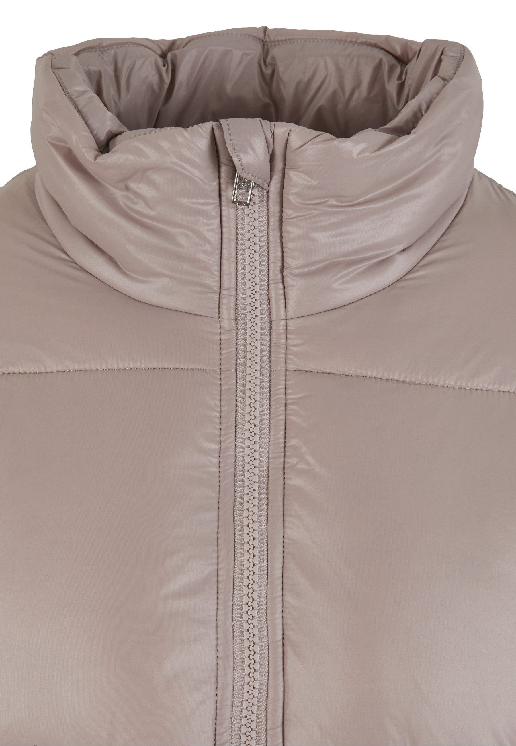 URBAN CLASSICS Winterjacke Urban Classics Ladies Recycled Short Shiny Puffer Jacket (1-St)