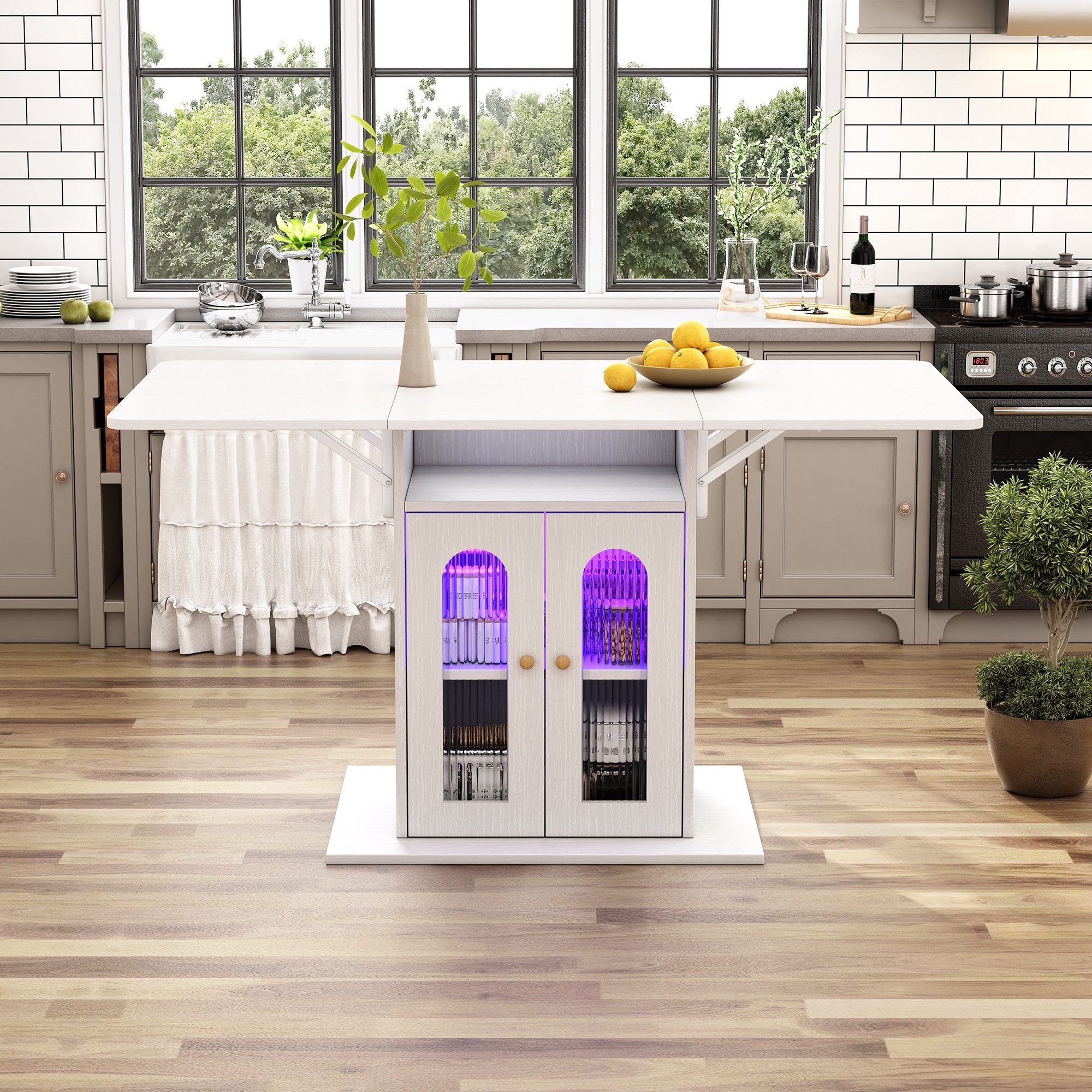 OKWISH Esstisch Multifunktionaler Ausziehbarer Esstisch (Moderner günstig online kaufen
