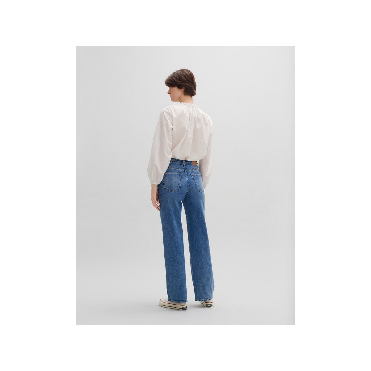 OPUS 5-Pocket-Jeans dunkel-blau (1-tlg)