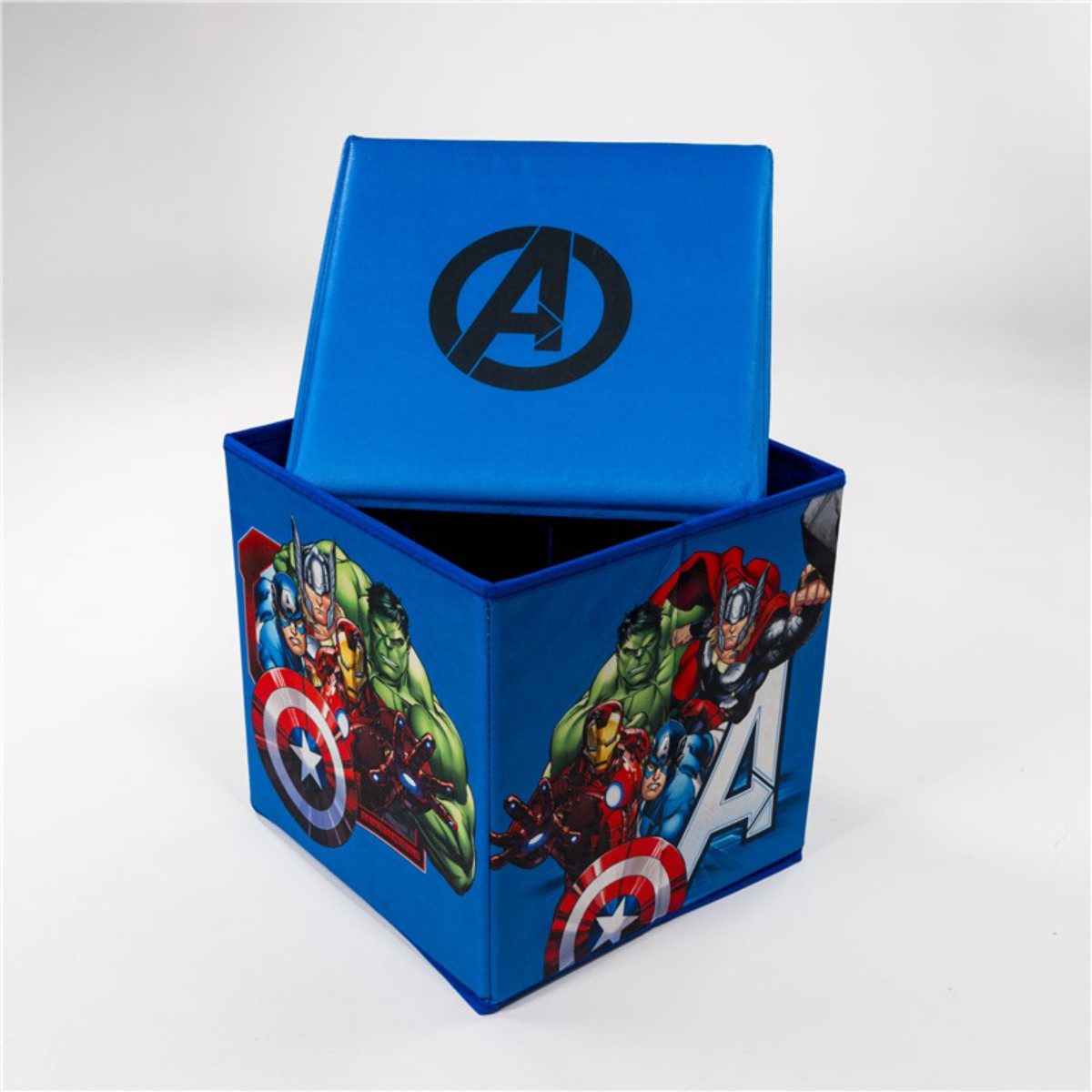 The AVENGERS Aufbewahrungsbox - Ordnungsbox mit Sitzfläche faltbare Kinderzimmer (1 St)