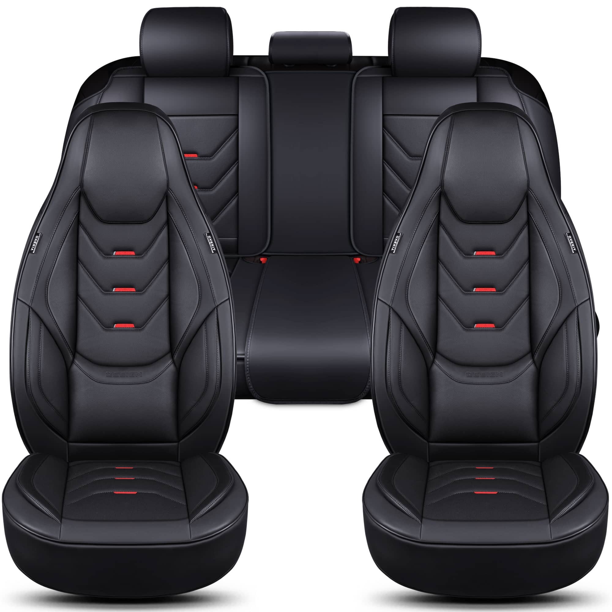 BREMER SITZBEZÜGE Autositzbezug für VW T-Roc Bj ab 2017 (FL1), Set, 2-tlg., Komplettset Vorne und Hinten, in Schwarz