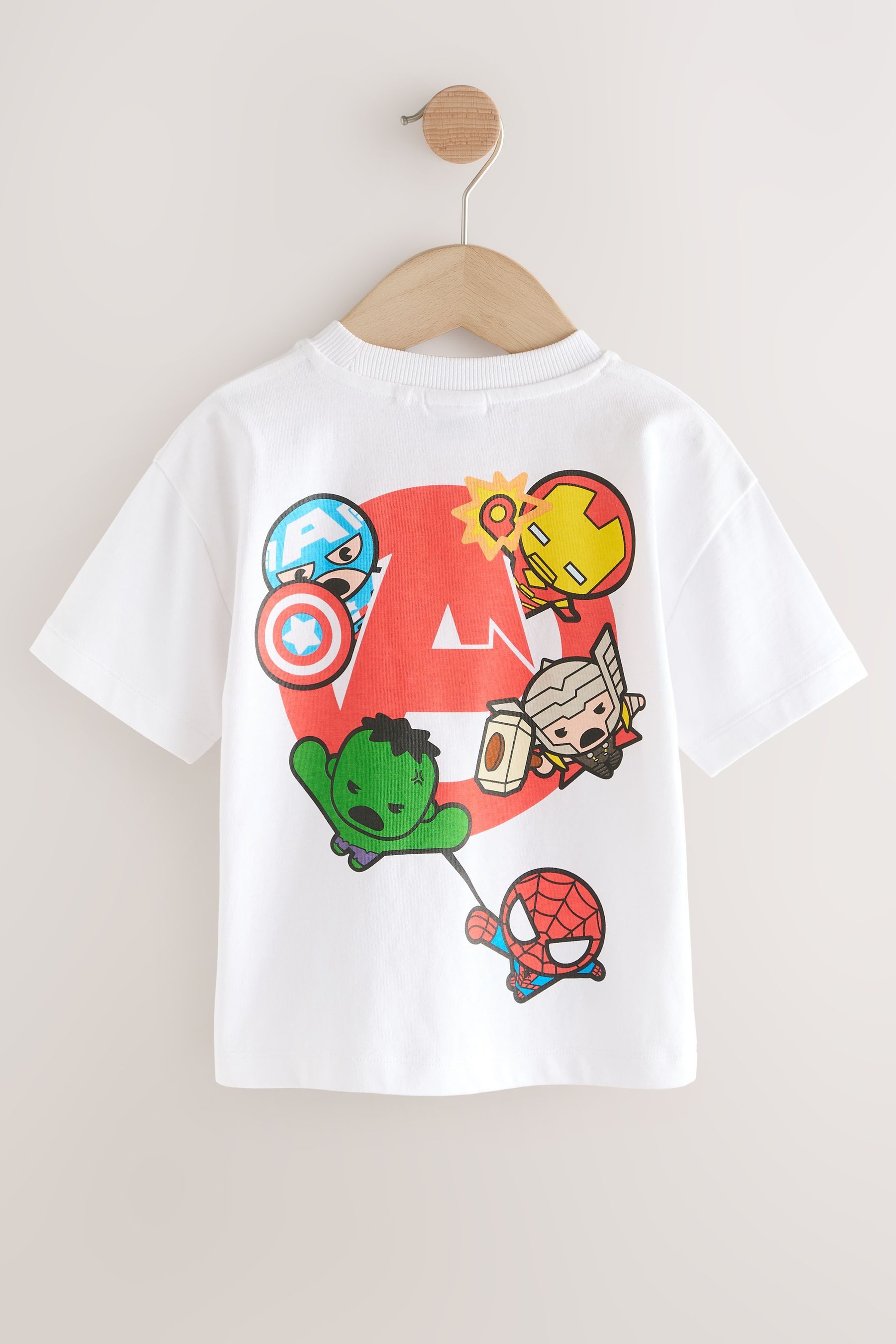 Next T-Shirt Marvel T-Shirt mit Allover-Print günstig online kaufen