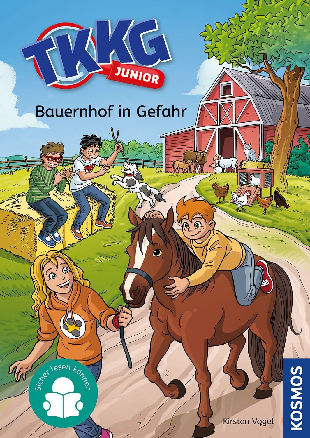 TKKG Junior, 6, Bauernhof in Gefahr / Kirsten Vogel